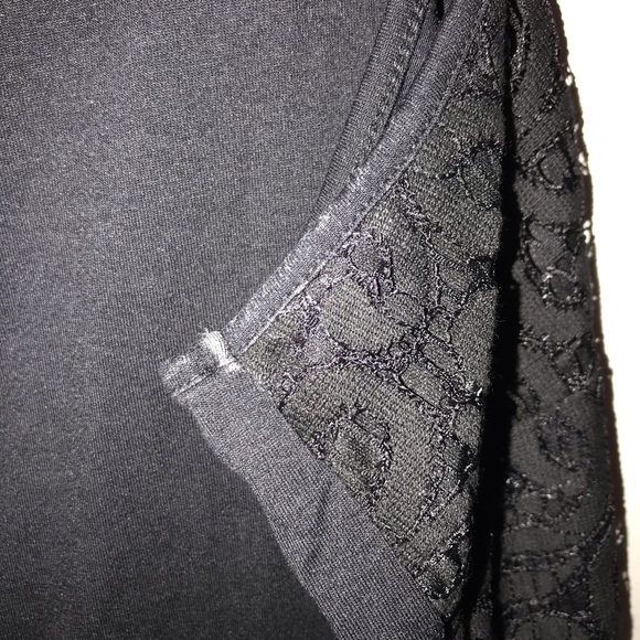 Lane Bryant Lace Front Zip Back Peplum Tank 3X - Picture 4 of 5